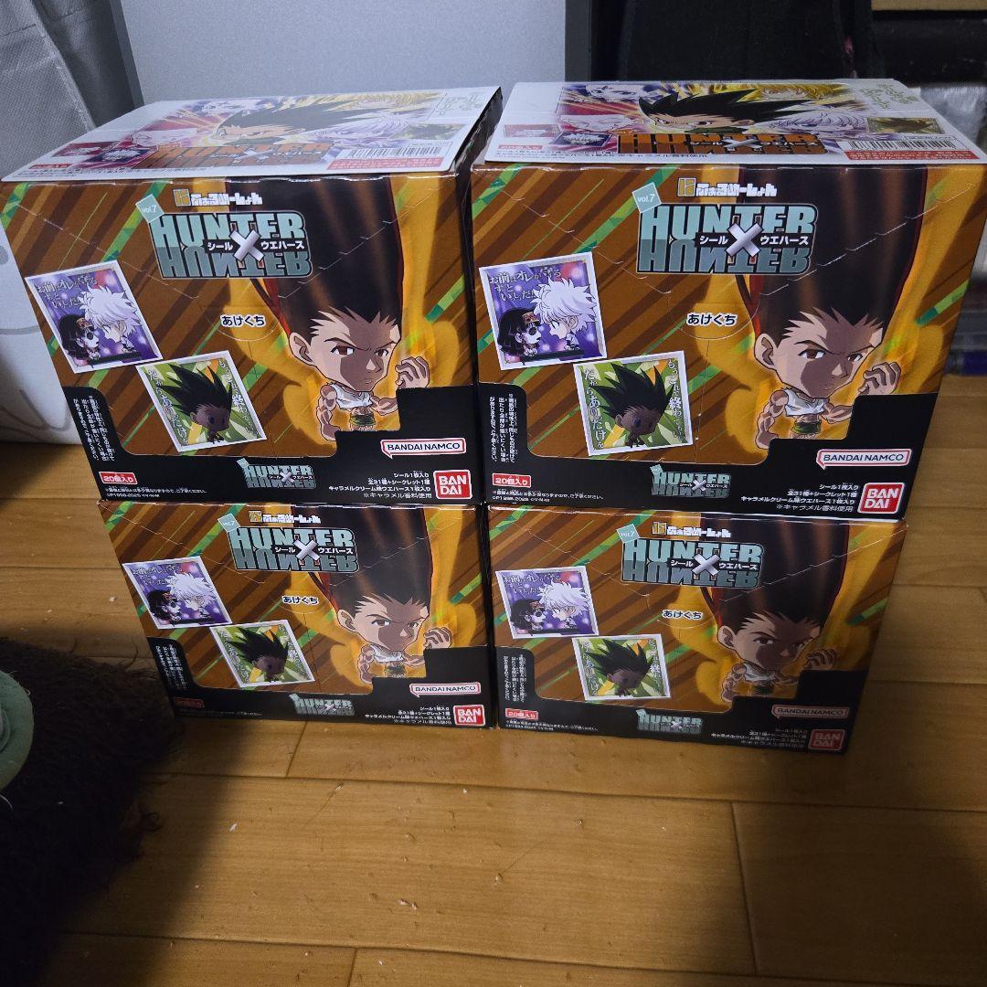 【値下げ】 HUNTER×HUNTER ウエハース シール 未開封品 4箱