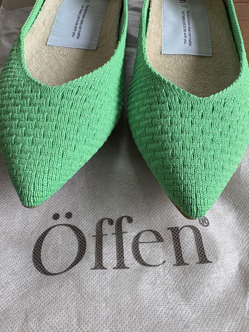 offenオッフェン　フラットシューズ　サイズ37 美品】offen オッフェン サイズ37 ラウンドトゥ フラット