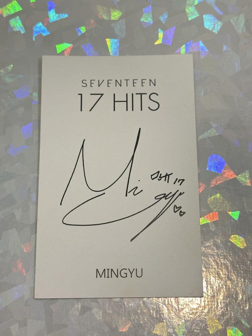 SEVENTEEN ミンギュ 17HITS 台湾 トレカ