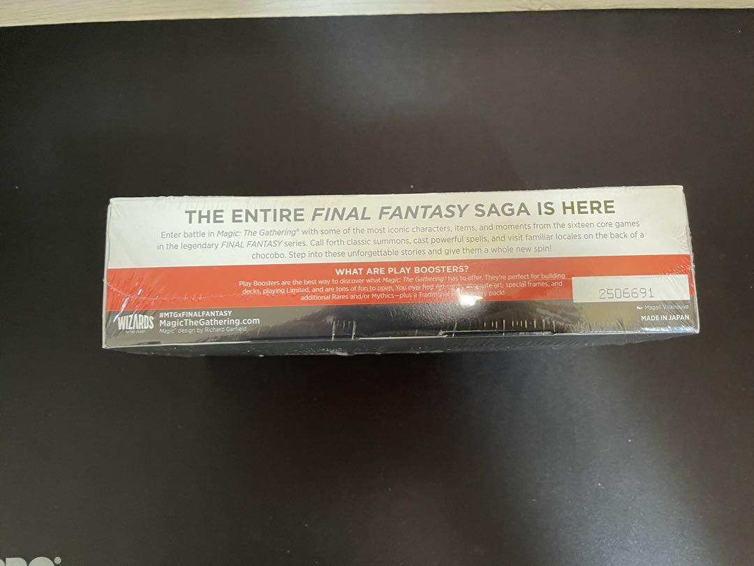 MTG ファイナルファンタジー プレイブースターBOX 英語版 MtG ファイナルファンタジー 英語版 プレイブースター 1BOX 未