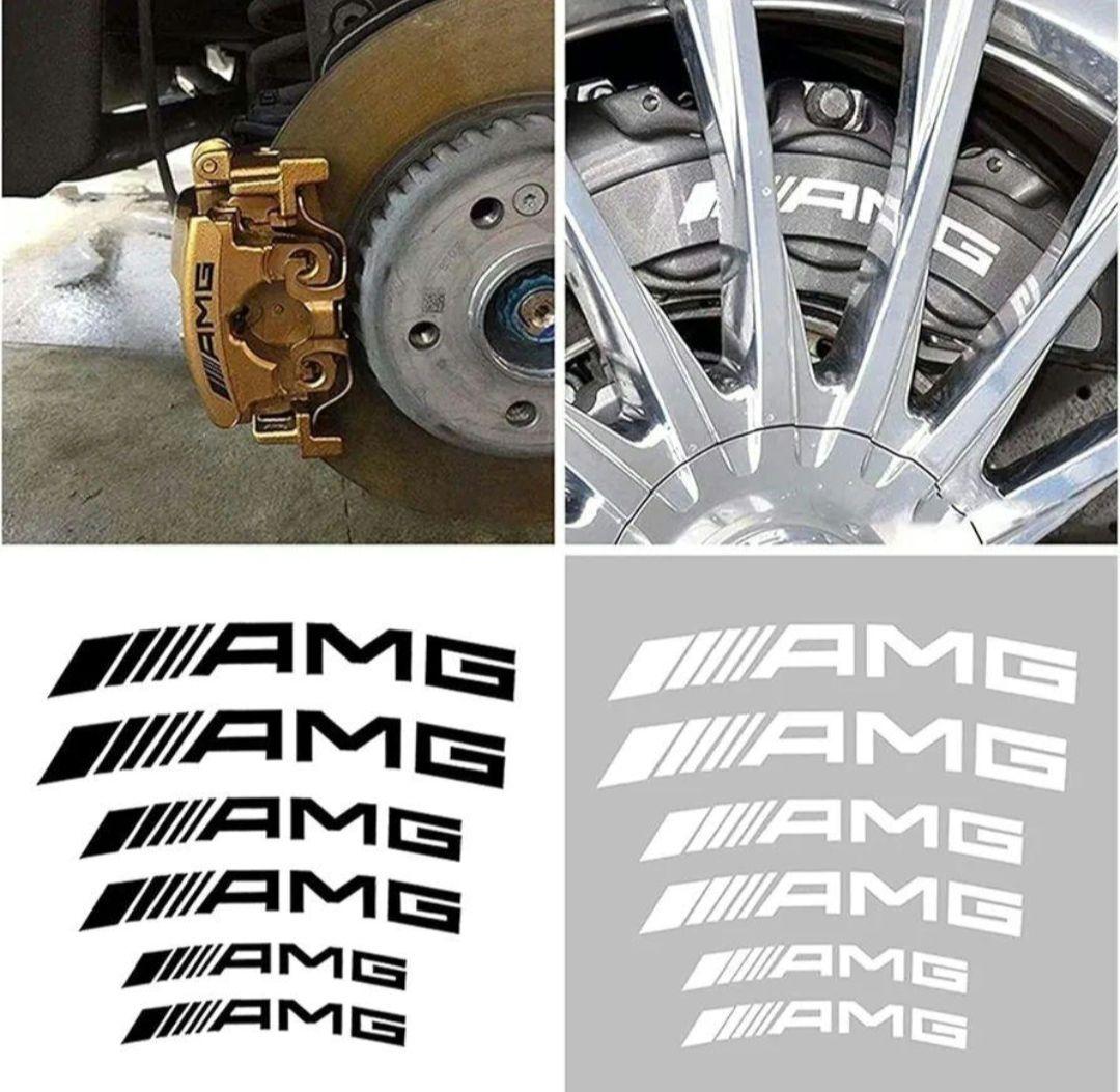 キャリパーステッカー 適合AMG ブレーキキャリパーカバー 防水 黒