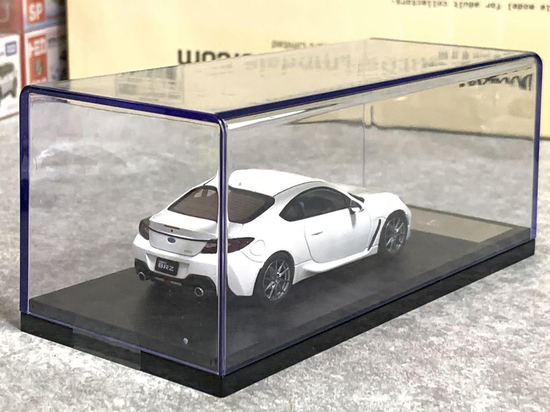 スバル　BRZ クリスタルホワイトパール　1/43ミニカー