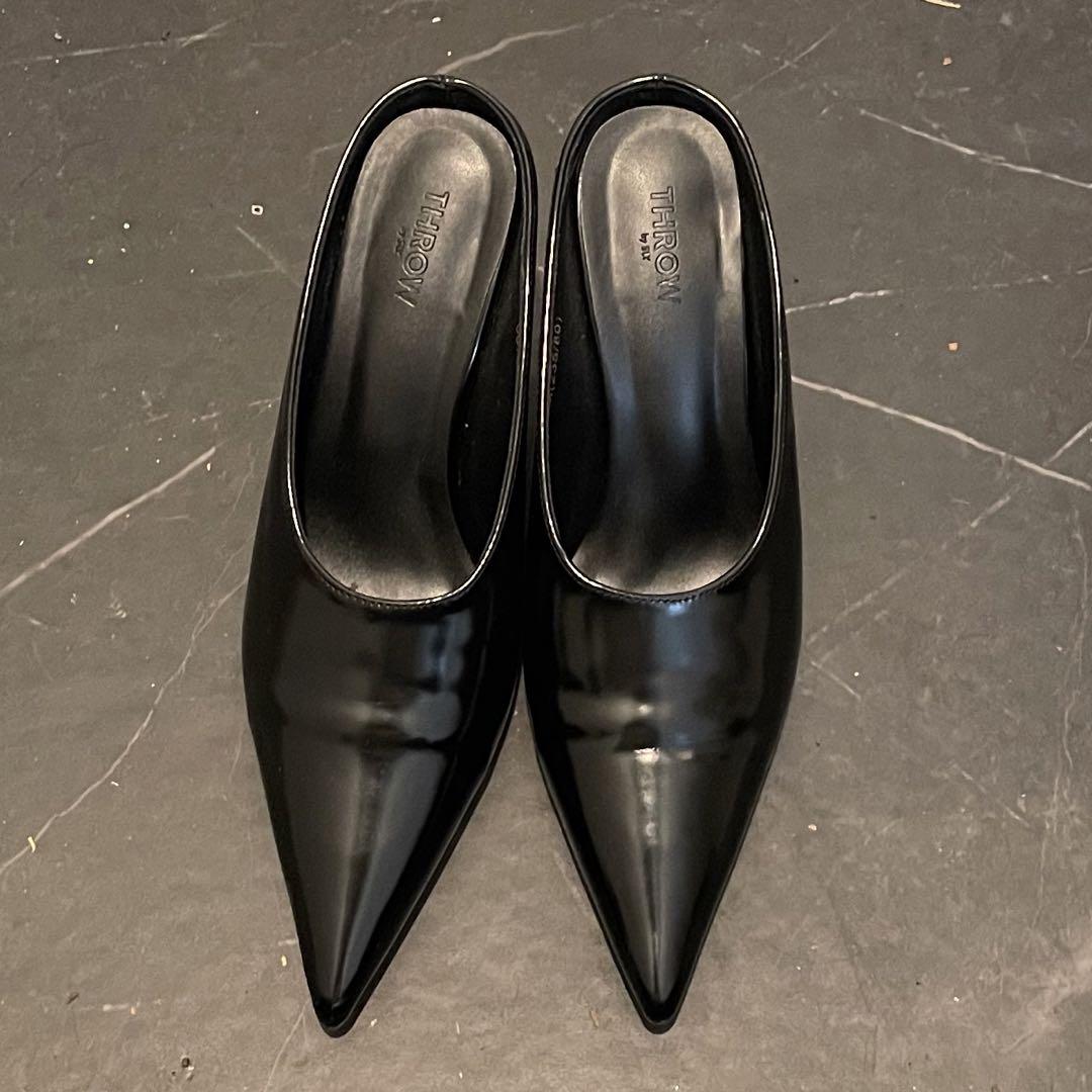 【THROW】POINTED SLIP ON
