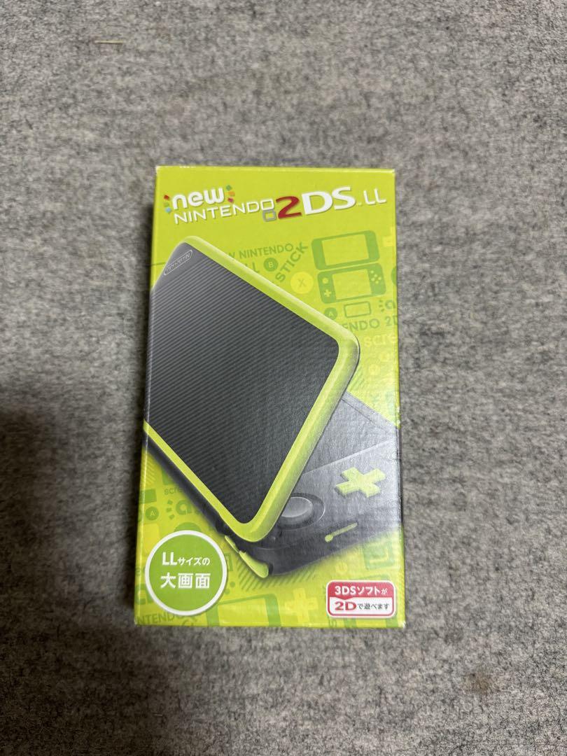 新品ニンテンドー 任天堂 Nintendo 2DSLL  ブラック × ライム