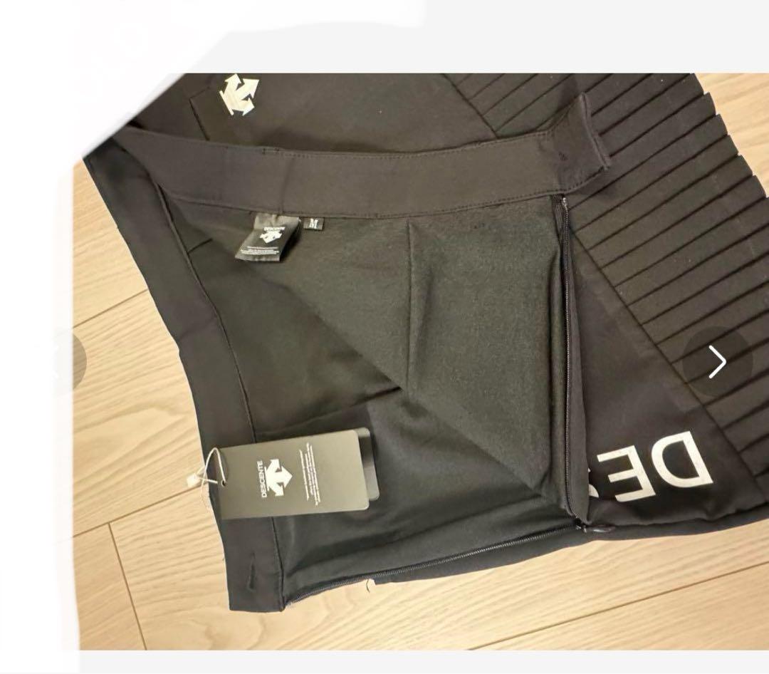 DESCENTE ゴルフスカート ブラック 新品タグ付き