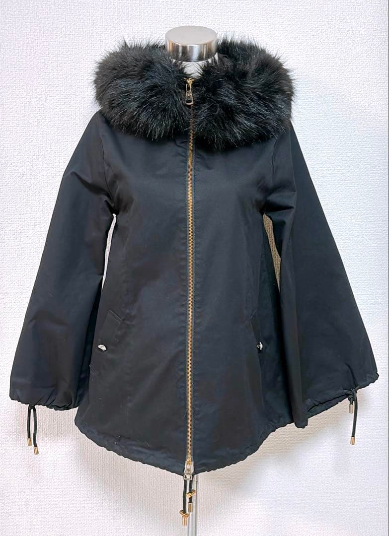 Rady レディー　ファーコート　モッズコート　ブラック　レディース　S-M