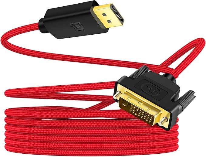 ❤未使用❤ANNNWZZD ディスプレイポート DVI 変換　1m