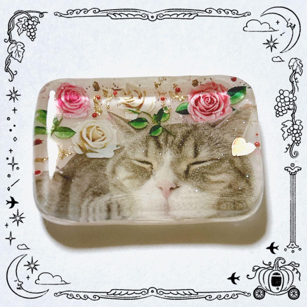 No 134 (((oレジンヘアゴム…お昼寝子猫ちゃんo)))♡最高 の