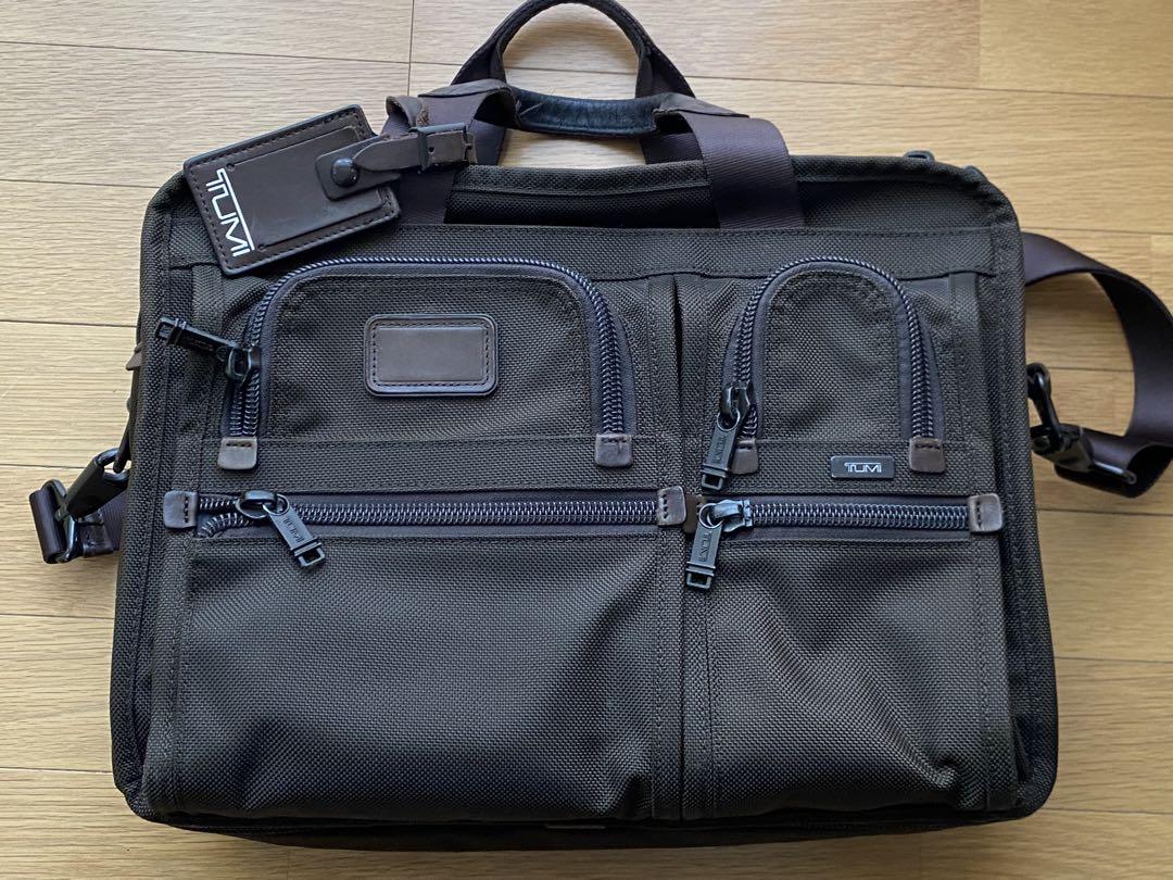 TUMI ビジネスバッグ ブラウン 26141BH 取っ手用革と裁縫セット