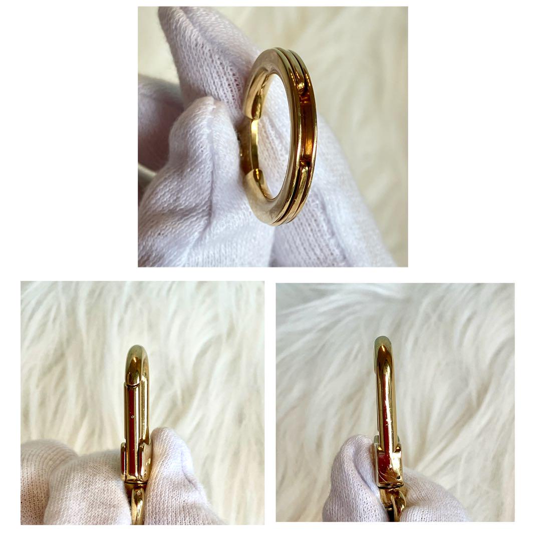 LOUIS VUITTON ゴールド キーホルダー キーリング アノクレ