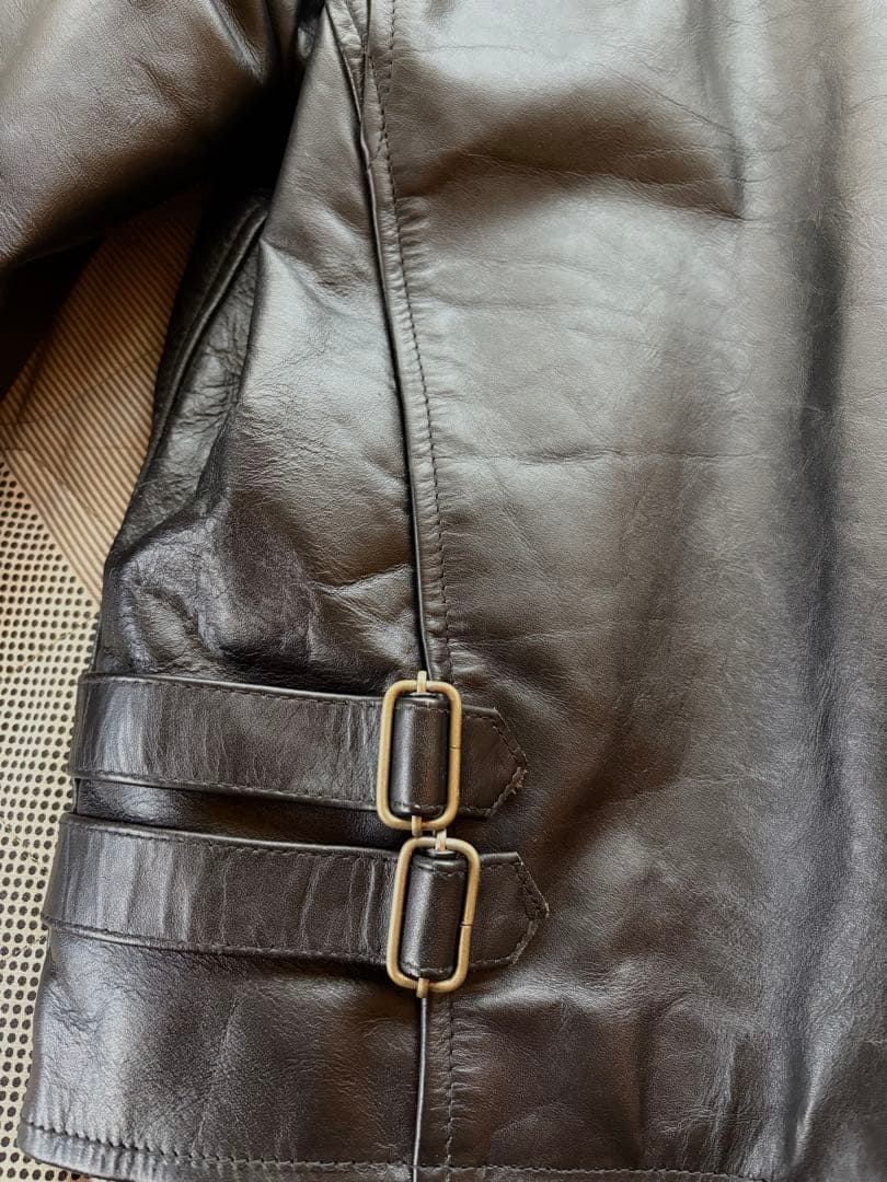 HORNE WORKS ホーンワークス シングルライダースジャケット LL HORNE WORKS ホーンワークス シングルライダースジャケット LL