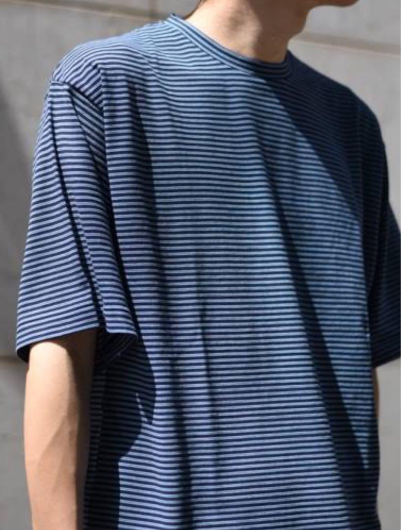 KAPTAIN SUNSHINE BORDER JERSEY S/S TEE トップス