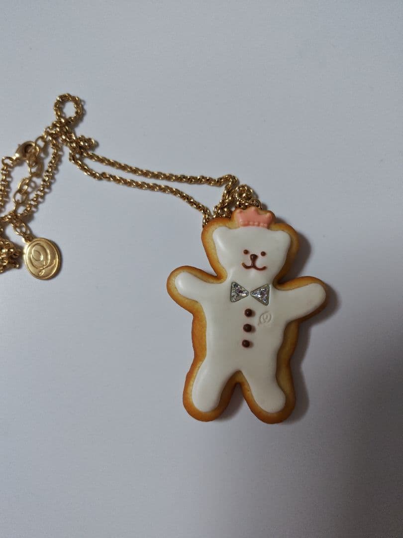 ★Q-pot★くま王子クッキーネックレス★