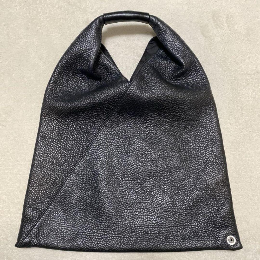 Maison Margiela MM6 レザー トートバッグ MM6 Maison Margiela Japanese レザートートバッグ | ブラック