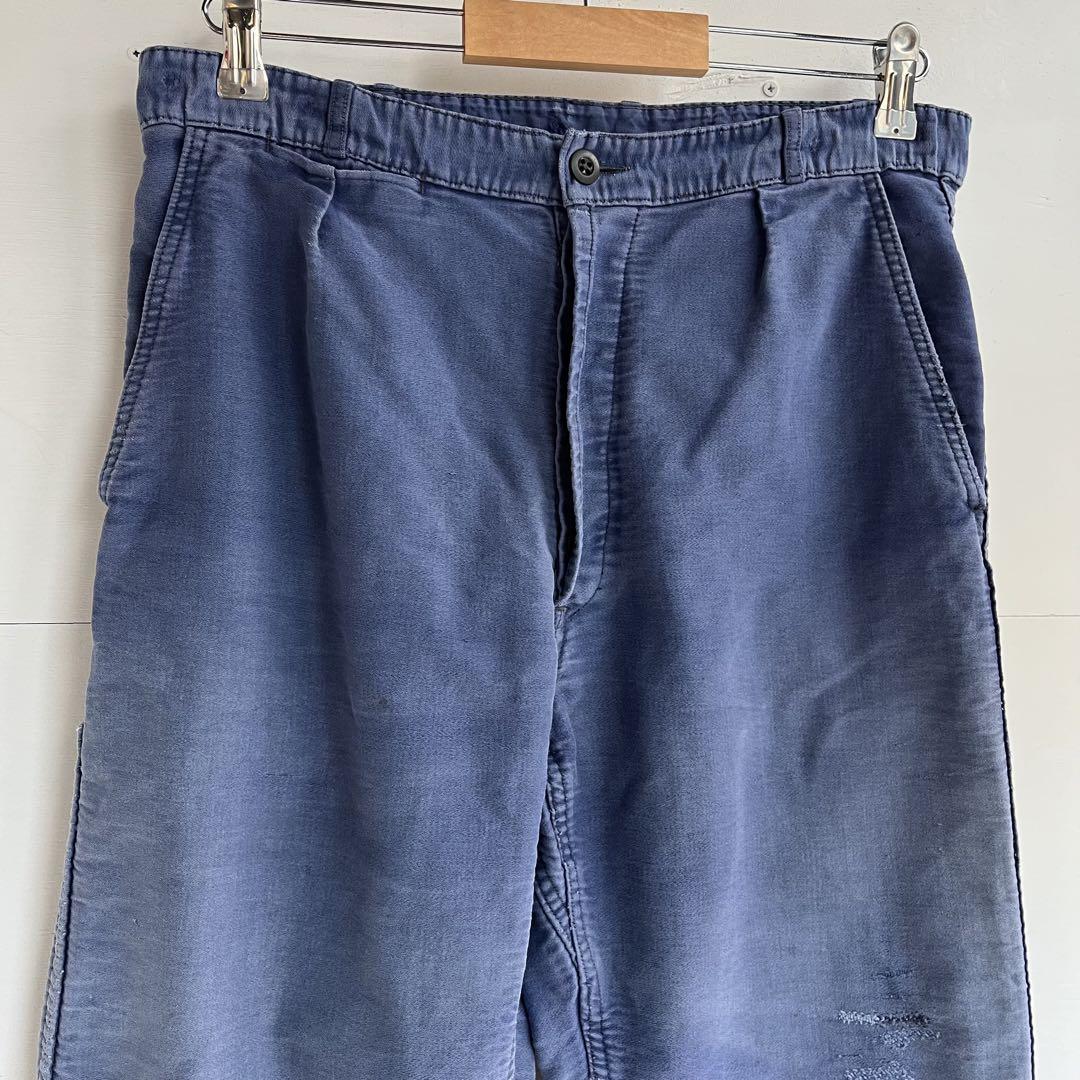 60s 70s Vulcain モールスキンパンツ ワークパンツ フレンチ 古着 60s 70s Vulcain モールスキンパンツ ワークパンツ フレンチ