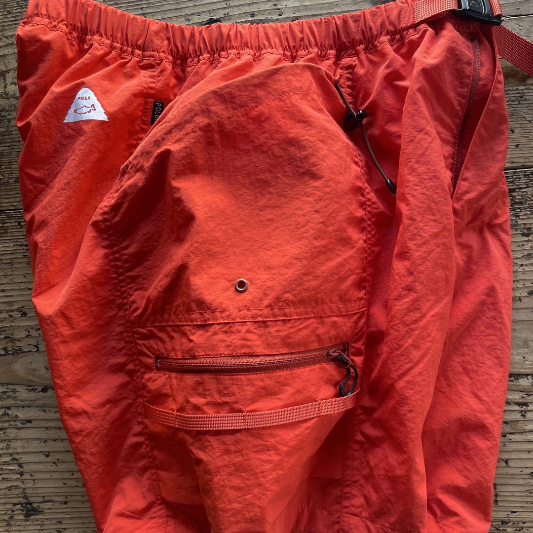 新品25年春夏POLER x トーンドトラウト水陸両用ショートカーゴM