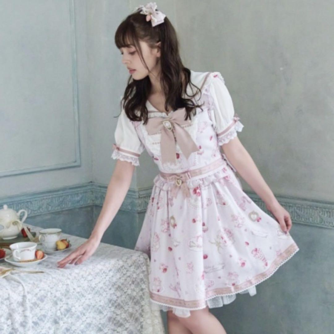 たけおぱぱ様専用 リズリサ Salon de Fraise 柄ワンピース