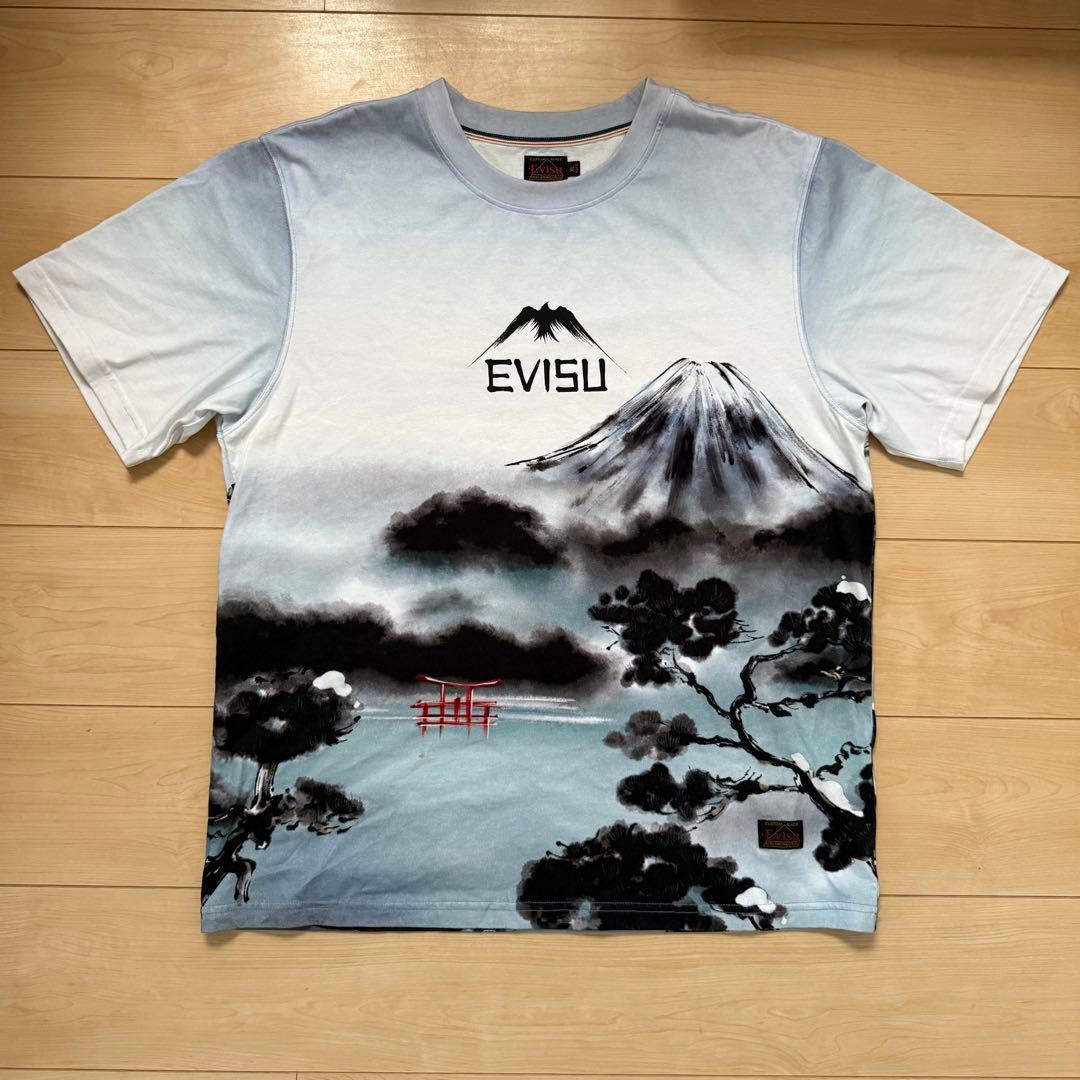 EVISU 富士山 鷹 Tシャツ