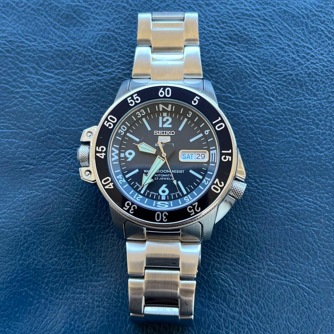 セイコー 5 ブルーアトラス SEIKO 5 SPORTS ATLAS 腕時計
