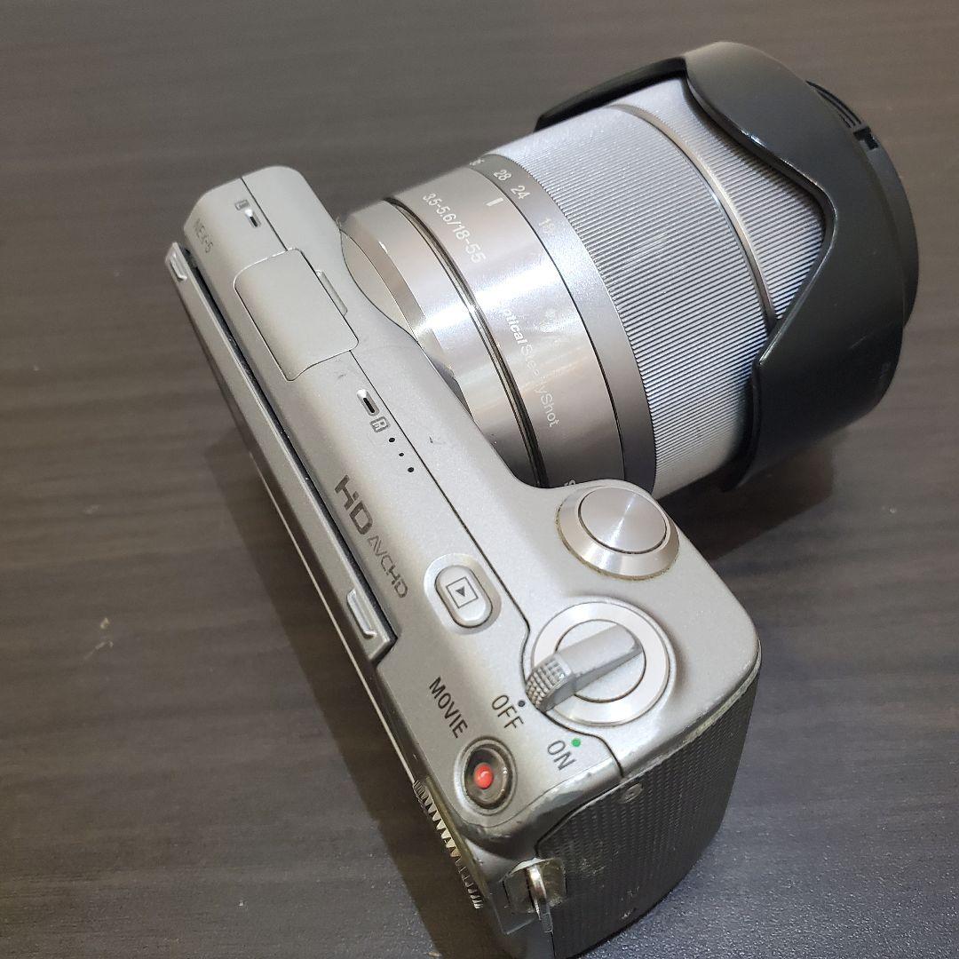 ソニー SONY NEX-5 ミラーレス デジタルー眼 カメラ　フラッシュ付き