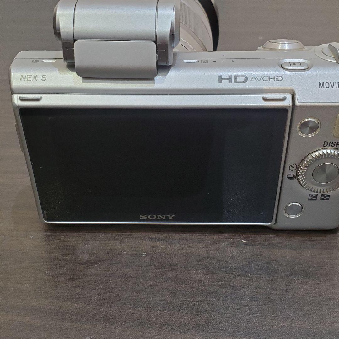 ソニー SONY NEX-5 ミラーレス デジタルー眼 カメラ　フラッシュ付き