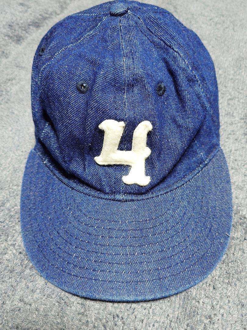 ウエアハウスのデニムキャップ『EBBETS FIELD FLANNELSコラボ