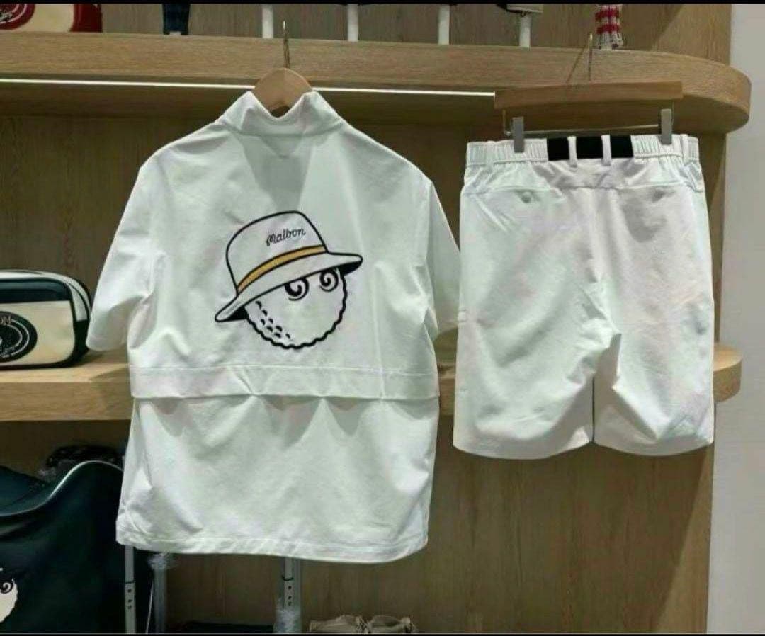 Malbon 新品 ポロシャツとショートパンツセット マルボンメンズ 2点セット