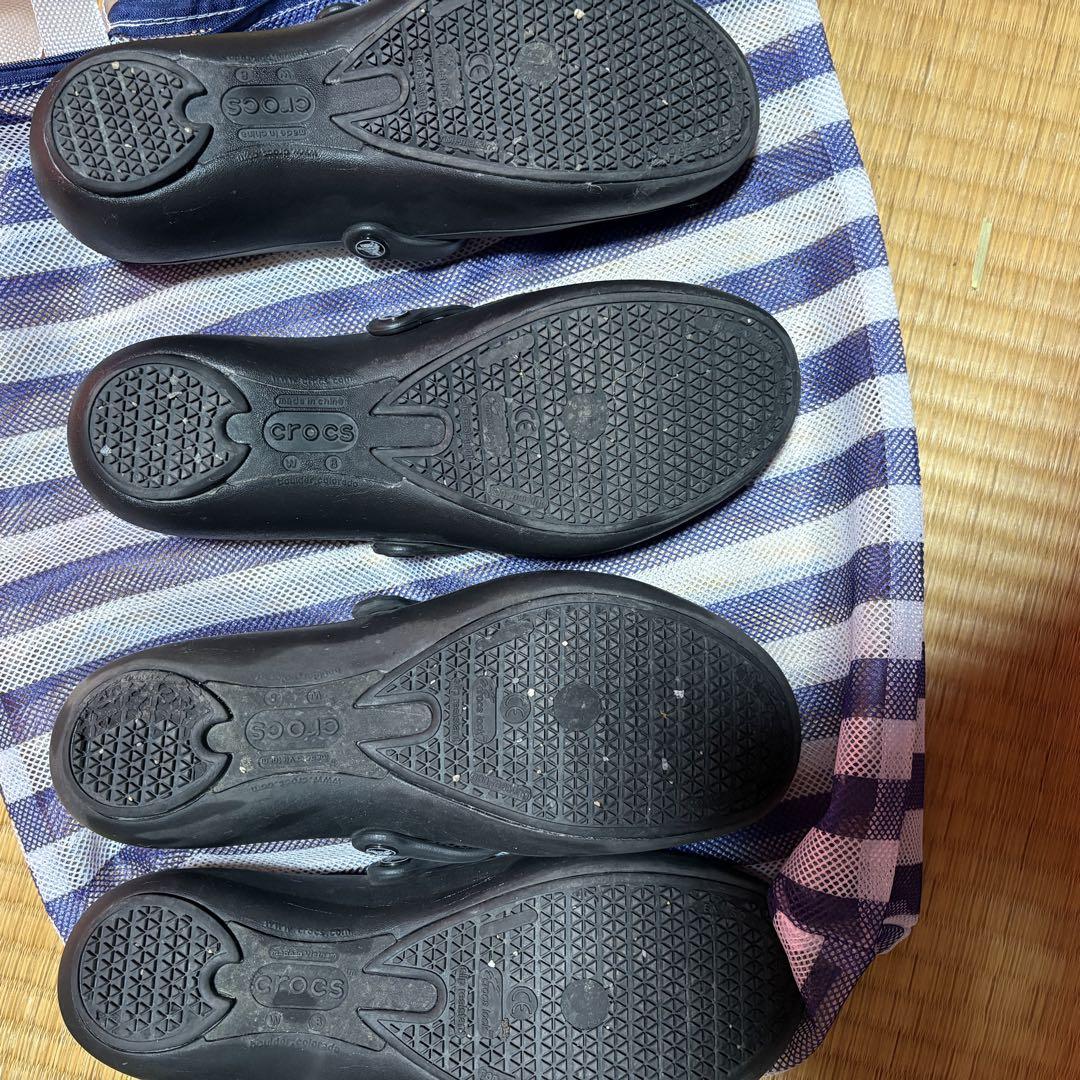 crocs アリスワーク　w8 2足セット