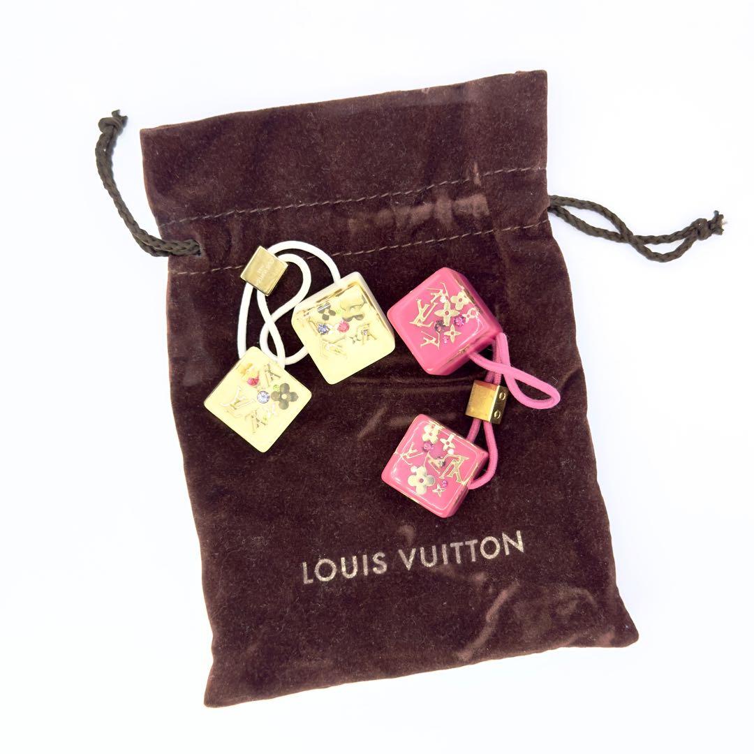 廃盤✨ルイヴィトン LOUIS VUITTON キューブヘアゴム 2個セット