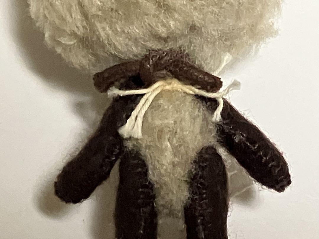 ハンドメイド　テディベア　作家　アーティストベア　ウサギとクマ　ストラップ