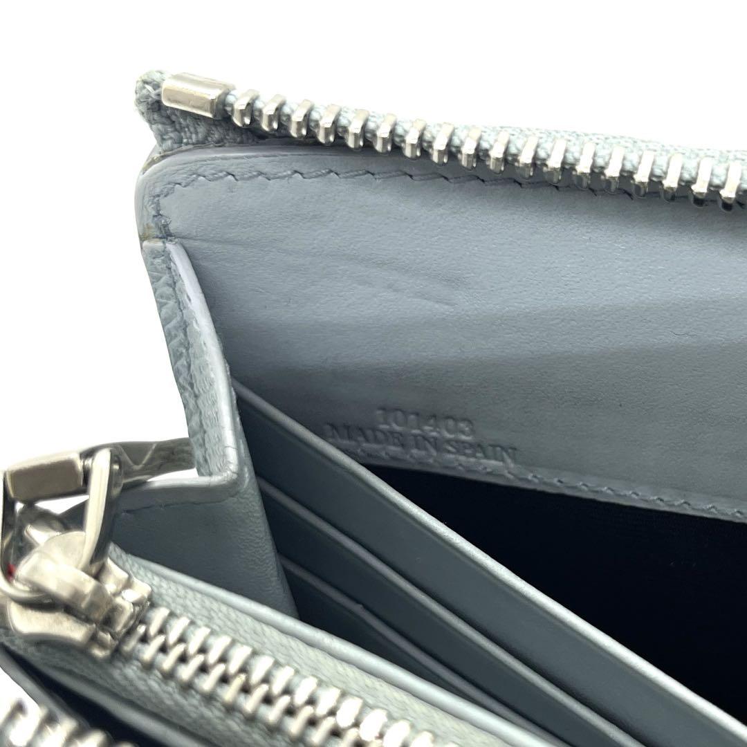 【TOMO】LOEWE ロエベ L字ファスナー 長財布 ライトブルー TOMO様専用】LOEWE ロエベ L字ファスナー 長財布 ライトブルー