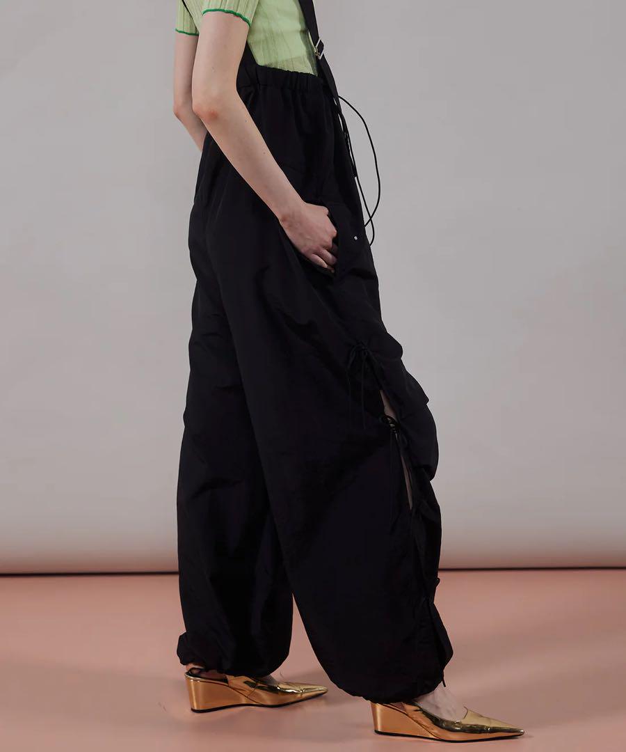 パンツ Side Ribbon Voluminous Rompers
