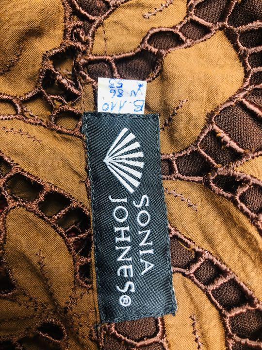 SONIAJOHNES レースカシュクールブラウス