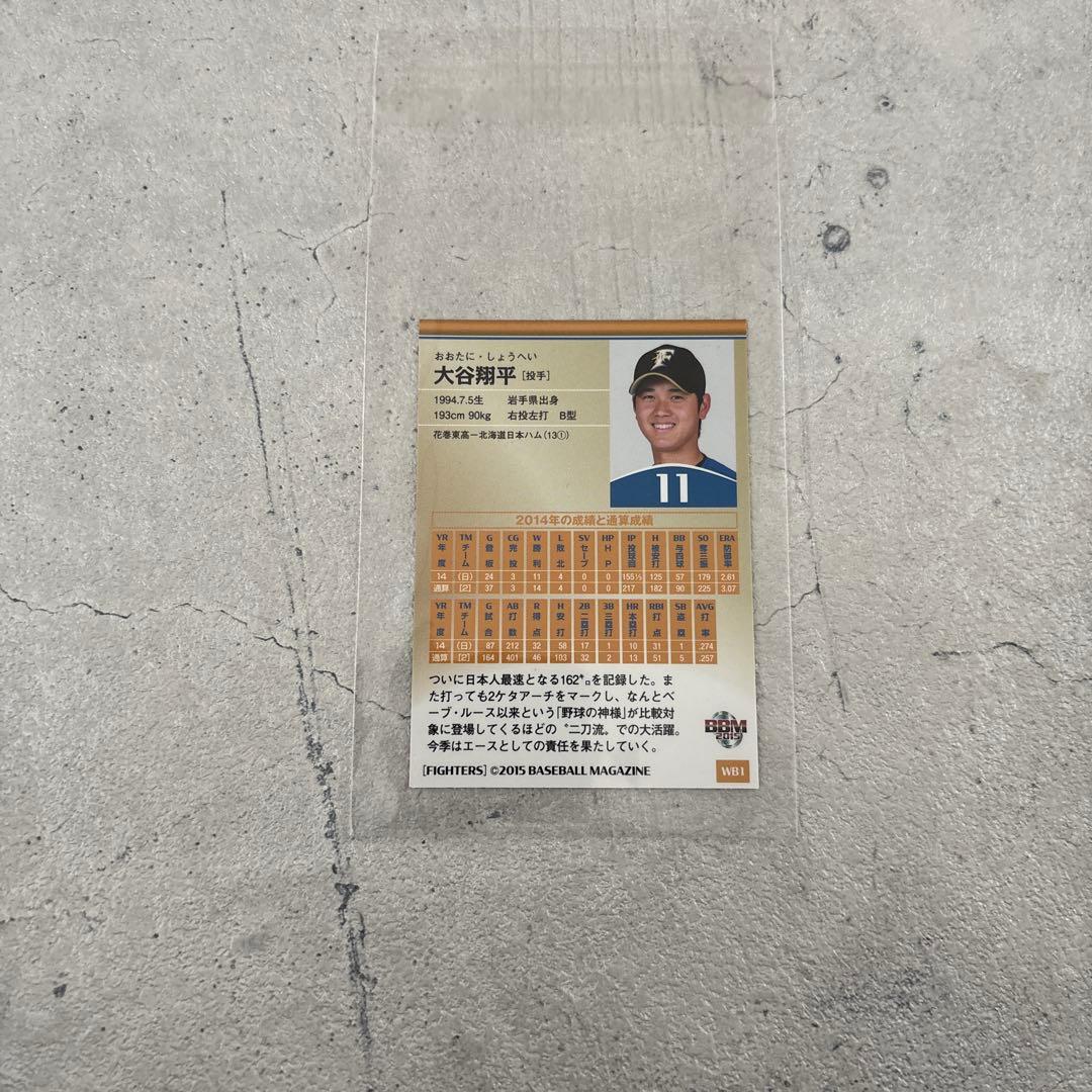 大谷翔平選手 2015年