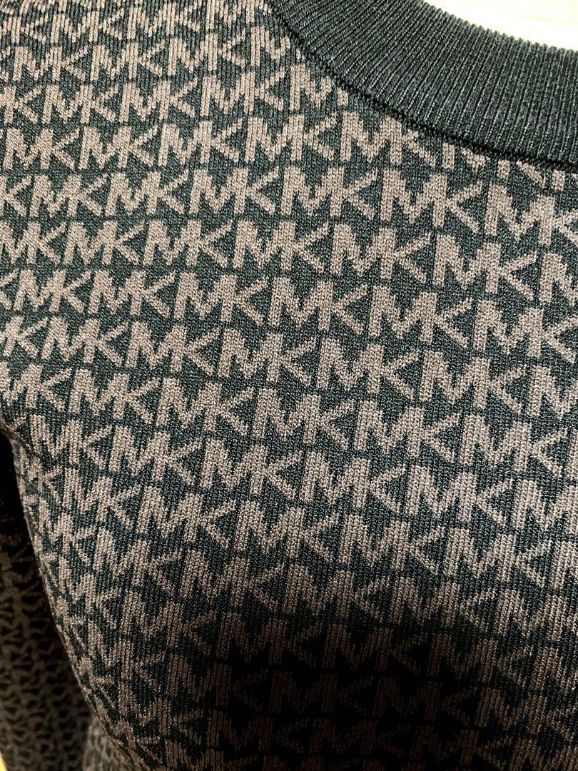 MICHAEL KORS - 未使用！マイケルコース☆黒茶！ロゴニット