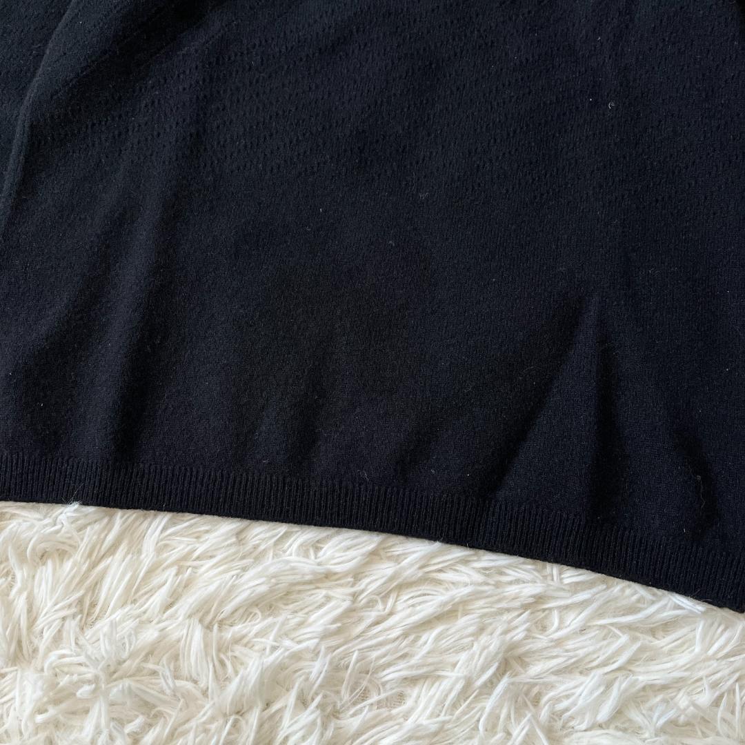 CHANEL シャネル カシミア100% ニット 黒 セーター サイズ42