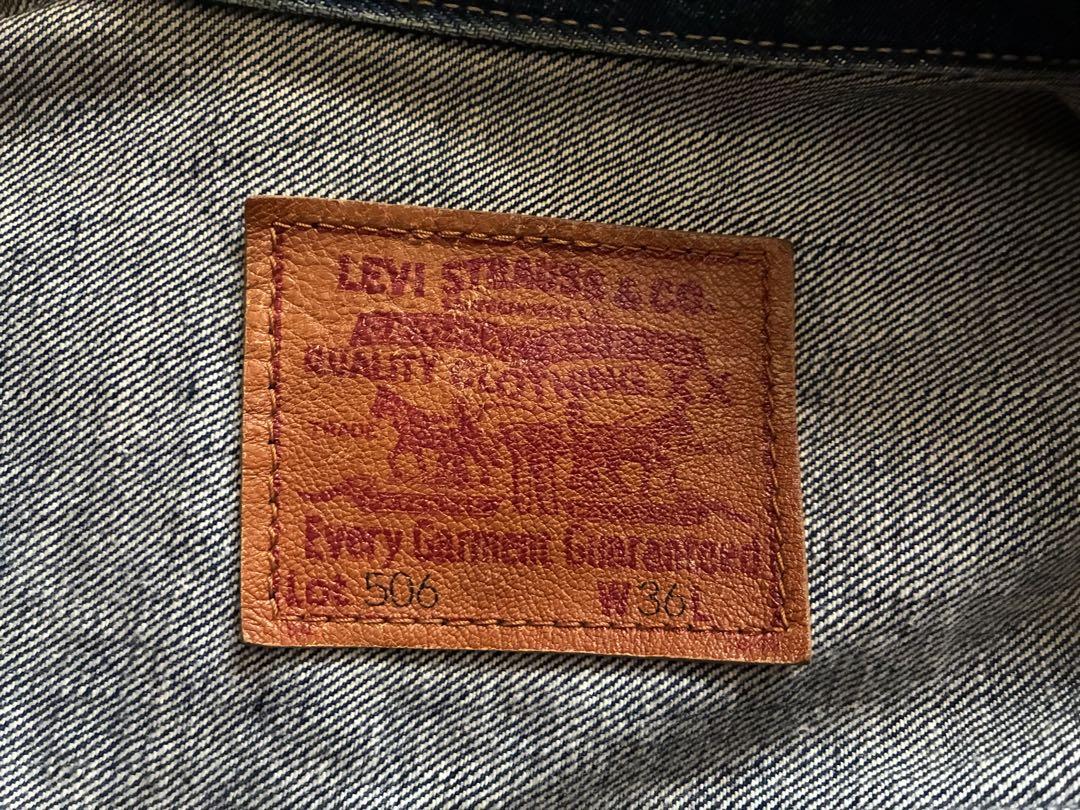 【濃紺　美品】Levi's 506 1st 大戦モデル 復刻 日本製 ファースト