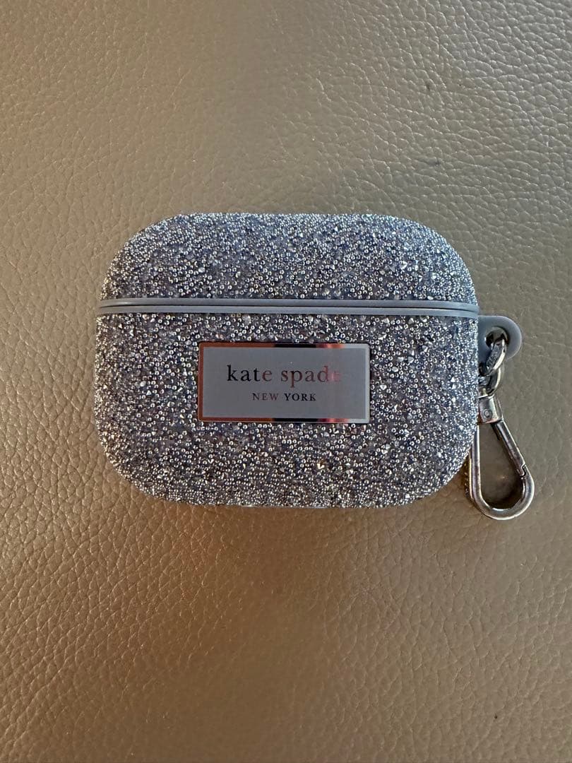 kate spade グリッター イヤホンケース