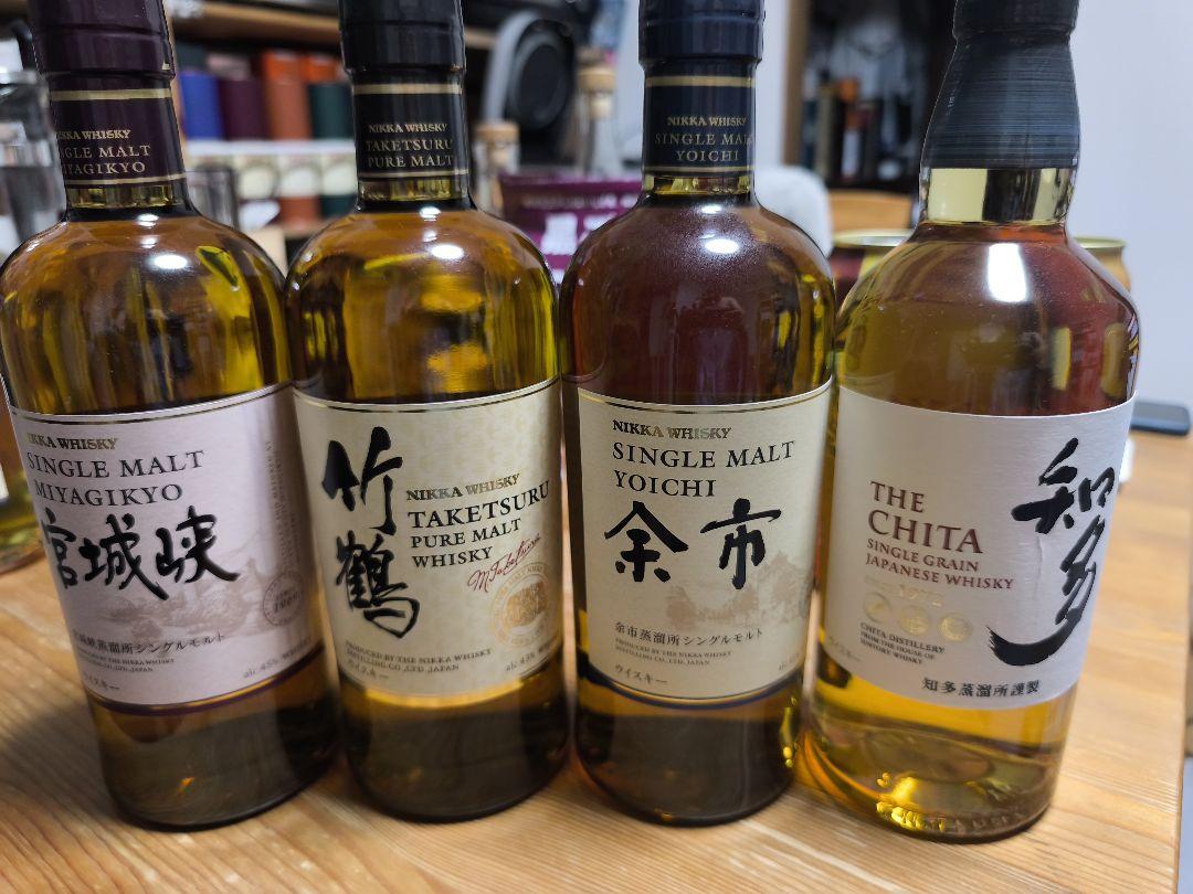 竹鶴　余市　宮城峡　知多　ビール３本おまけ付き