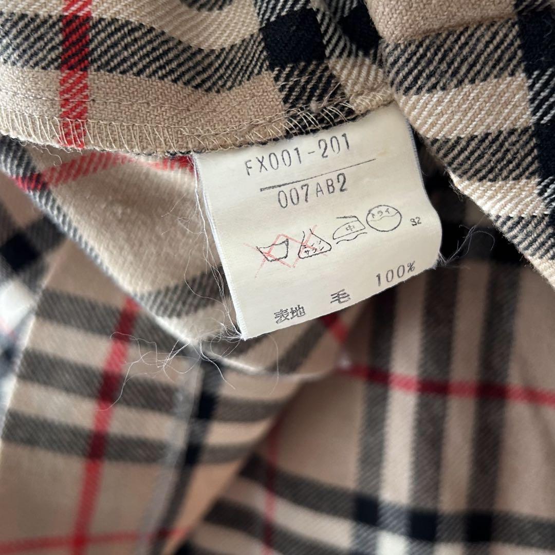 専用！90s BURBERRY ノバチェック柄 ロング丈 プリーツ 巻きスカート