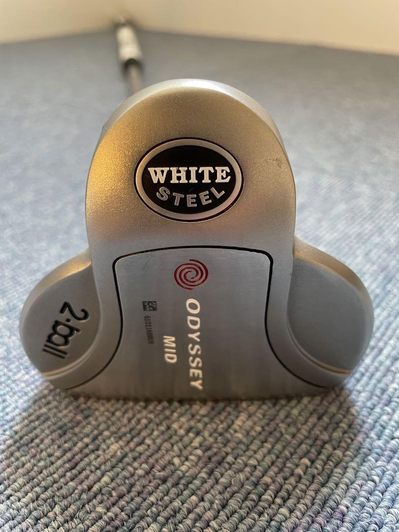 ODYSSEY MID WHITE STEEL 2-ball