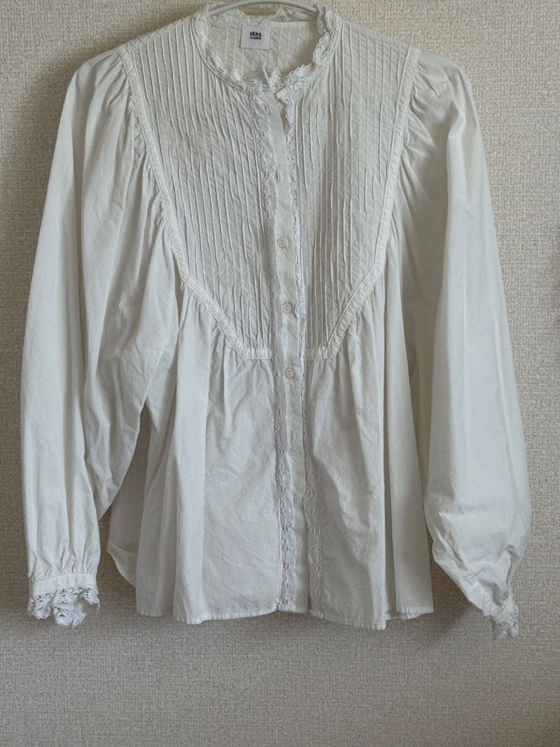 IENA LA BOUCLE　イエナラブークル　タイプライターレースブラウストップス