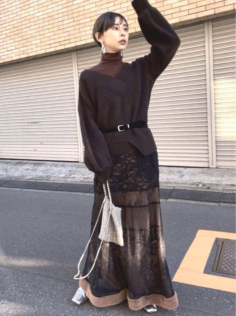 Ameri（アメリ）の「MEDI STRATUM LACE SKIRT（スカート）」 - WEAR