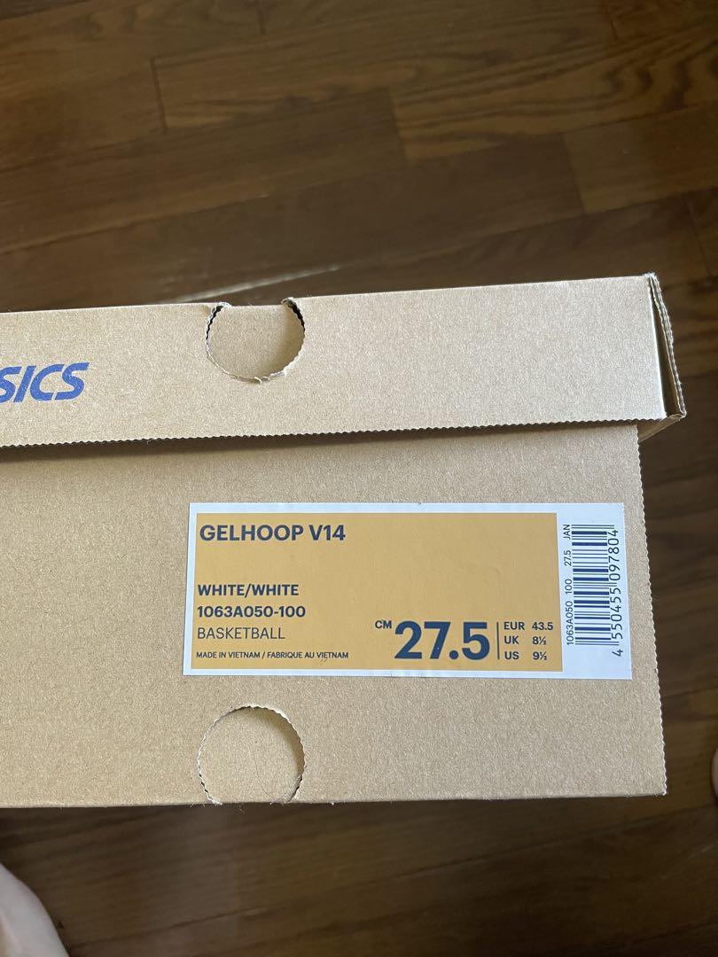 ASICS GELHOOP V14 27.5cm ホワイト