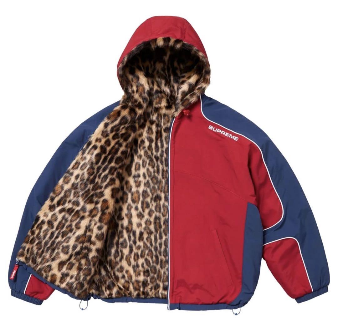 ジャケット・アウター Supreme Faux Fur Reversible Jacket Red