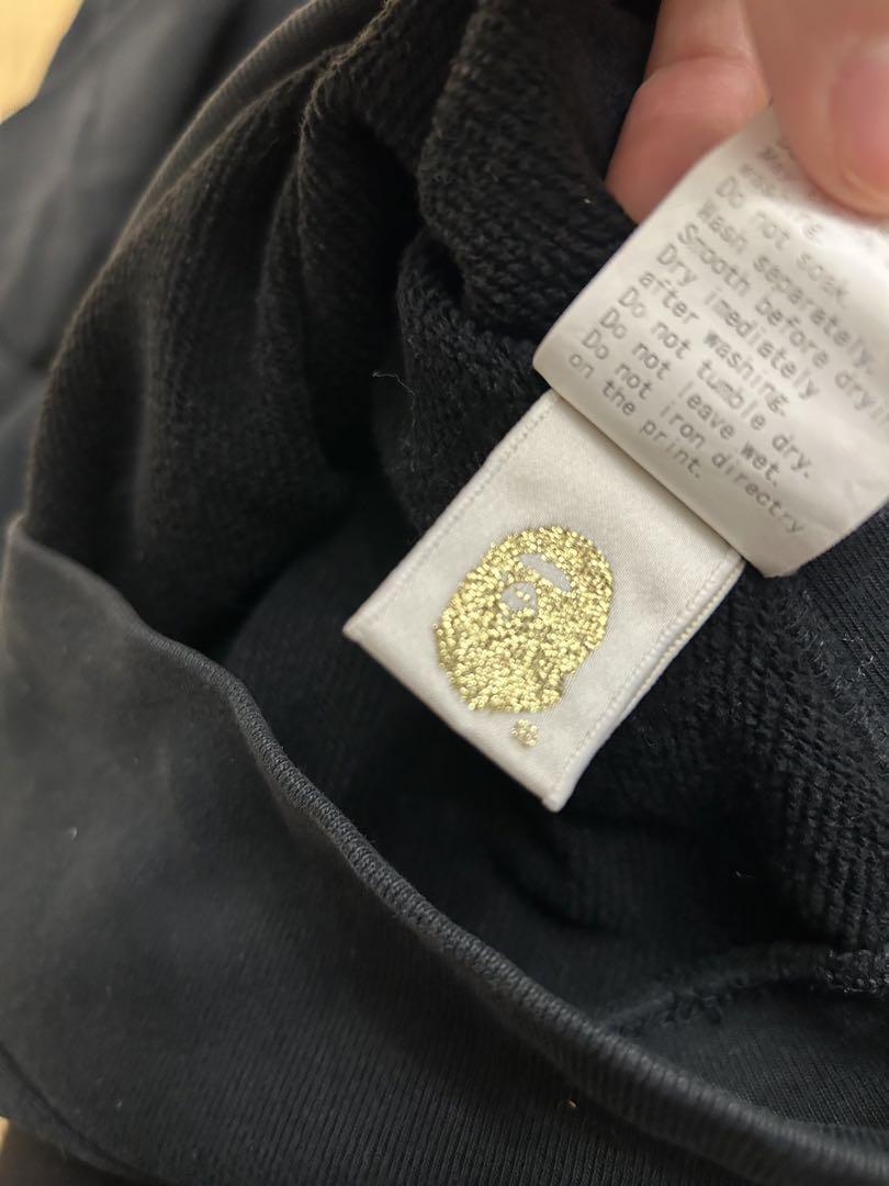 A BATHING APEのスウェット 黒 Mサイズ 品