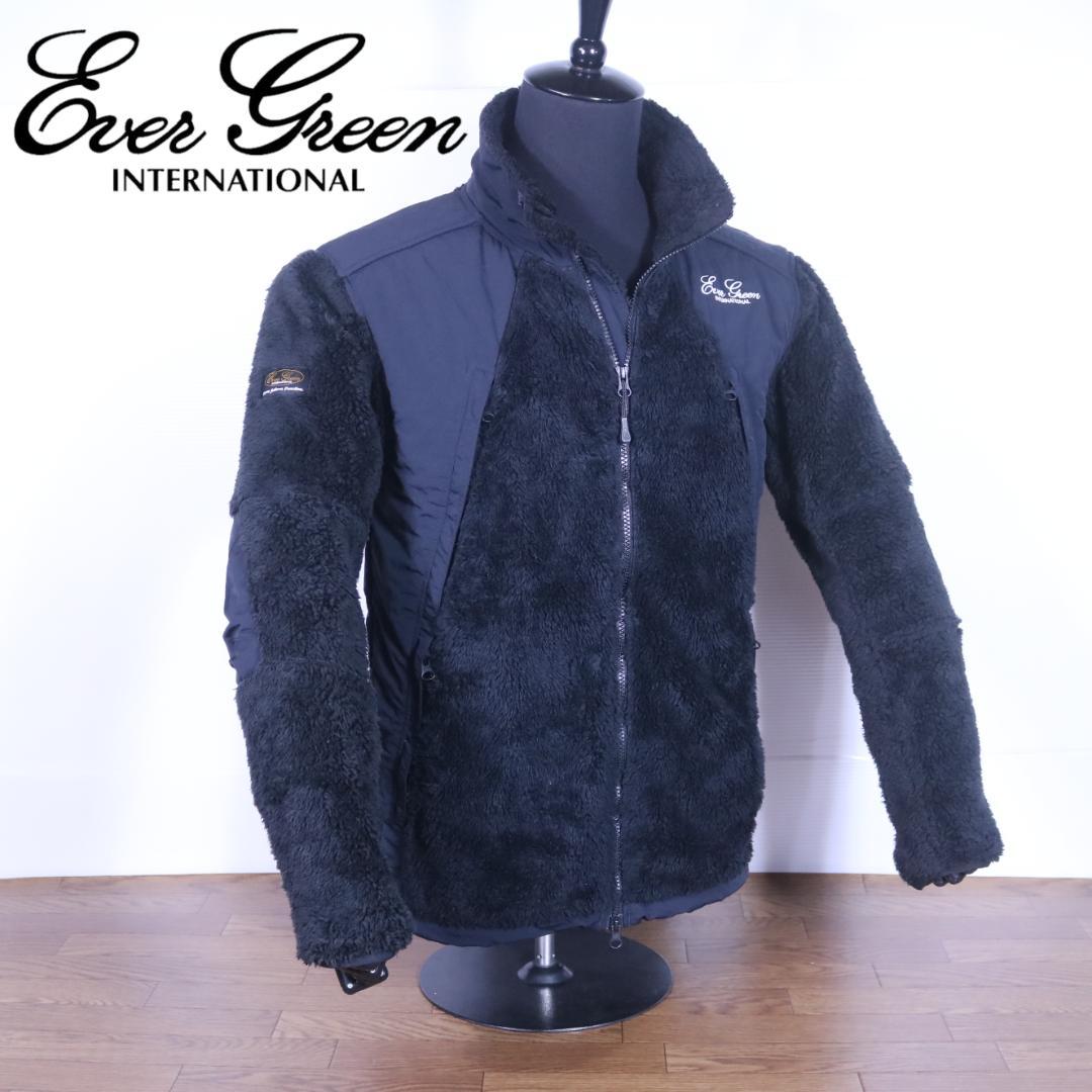 エバーグリーン EVERGREEN EG フリース ブルゾン ブラック L 防寒L EVERGREEN