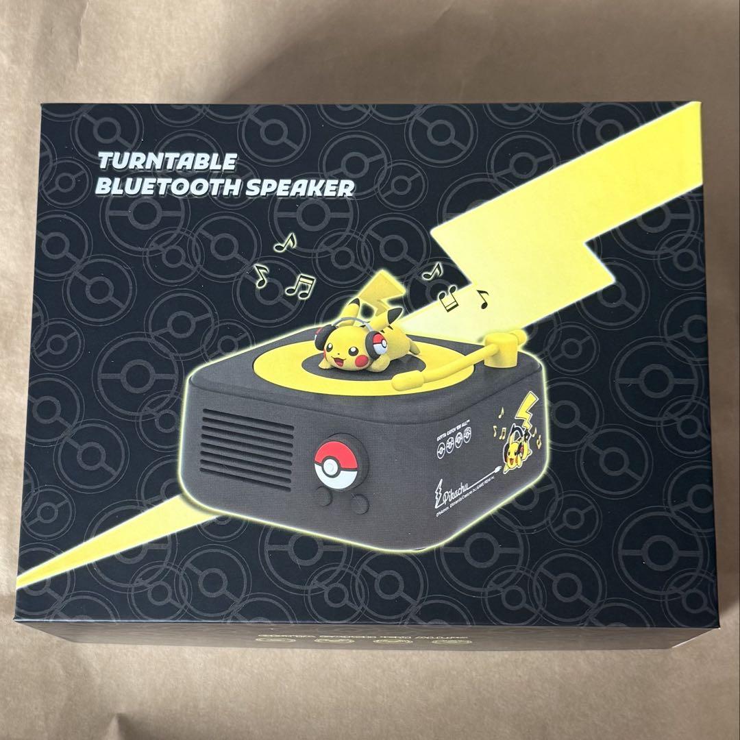 ポケモンタウン2025韓国 限定 ピカチュウ ターンテーブル スピーカー