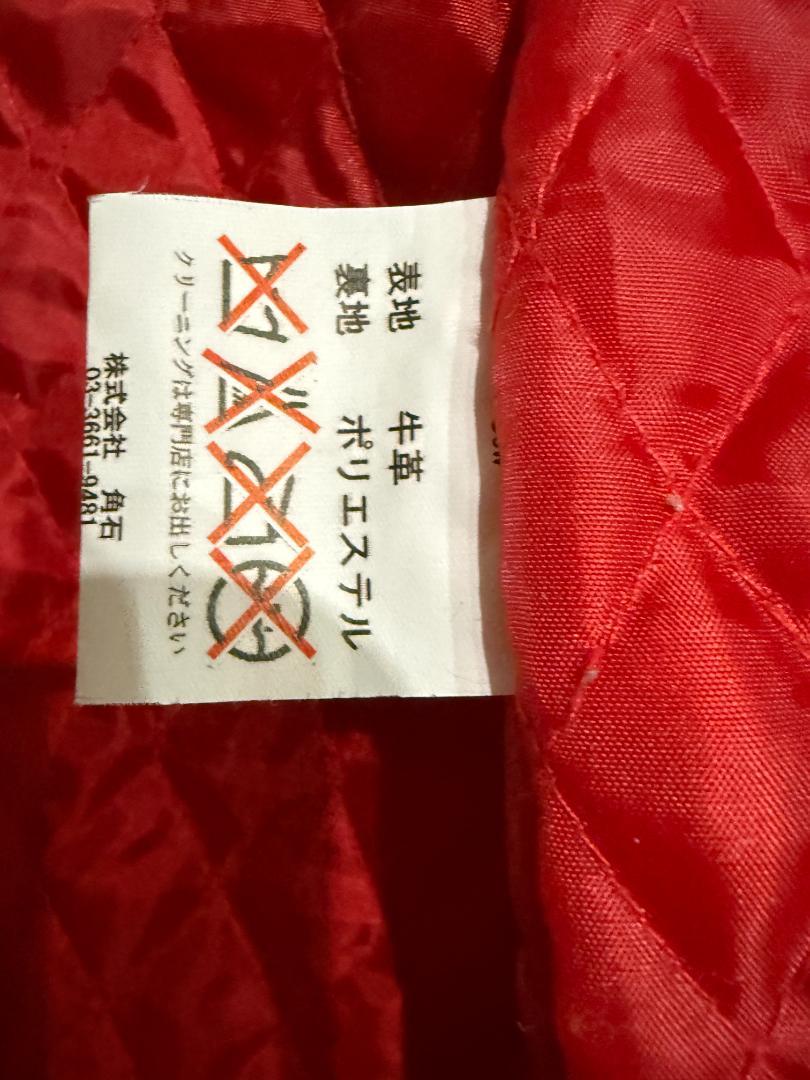 ライダースジャケット　シングル　牛本革