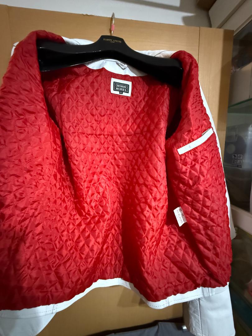 ライダースジャケット　シングル　牛本革